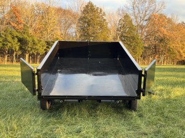 7' x 20' Hybrid Dump Utility Trailer with 2 Ft Sides