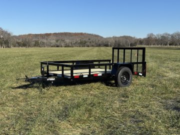 5x10 Single Axle Dovetail Utility Trailer