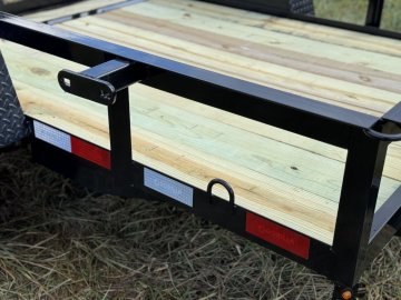 5x8 Single Axle Dovetail Utility Trailer