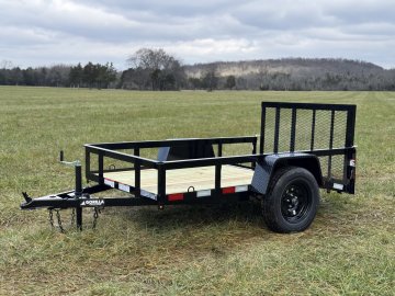 5x8 Single Axle Dovetail Utility Trailer