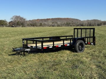 5x12 Single Axle Dovetail Utility Trailer