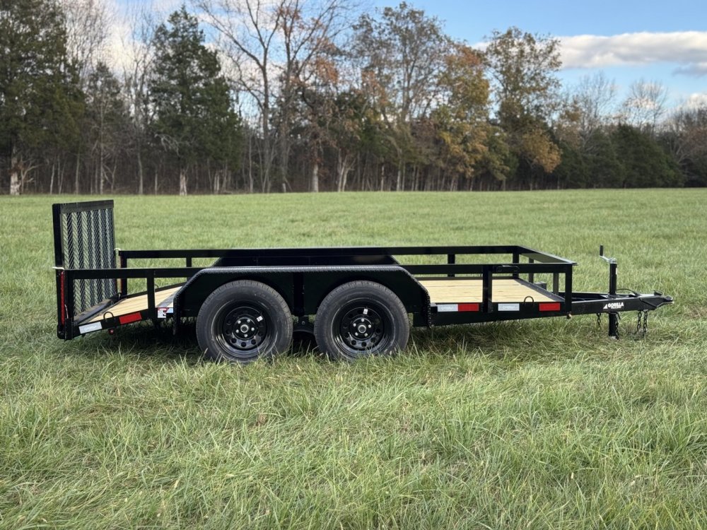 6'4"x12 Tandem Axle Dovetail Utility Trailer