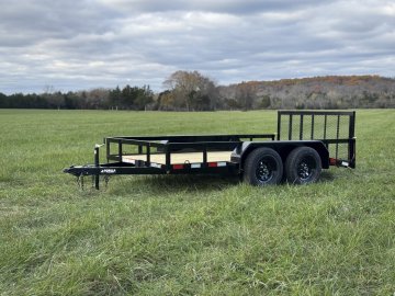 6'4"x12 Tandem Axle Dovetail Utility Trailer