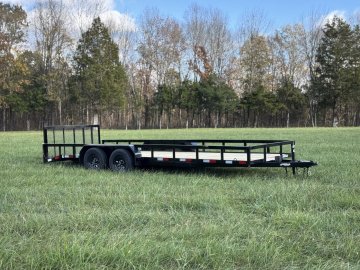 7x20 Tandem Axle Dovetail Utility Trailer