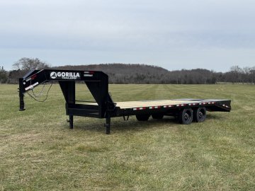 8.5x25 HDX Gooseneck Deckover w/ King Kong Ramps