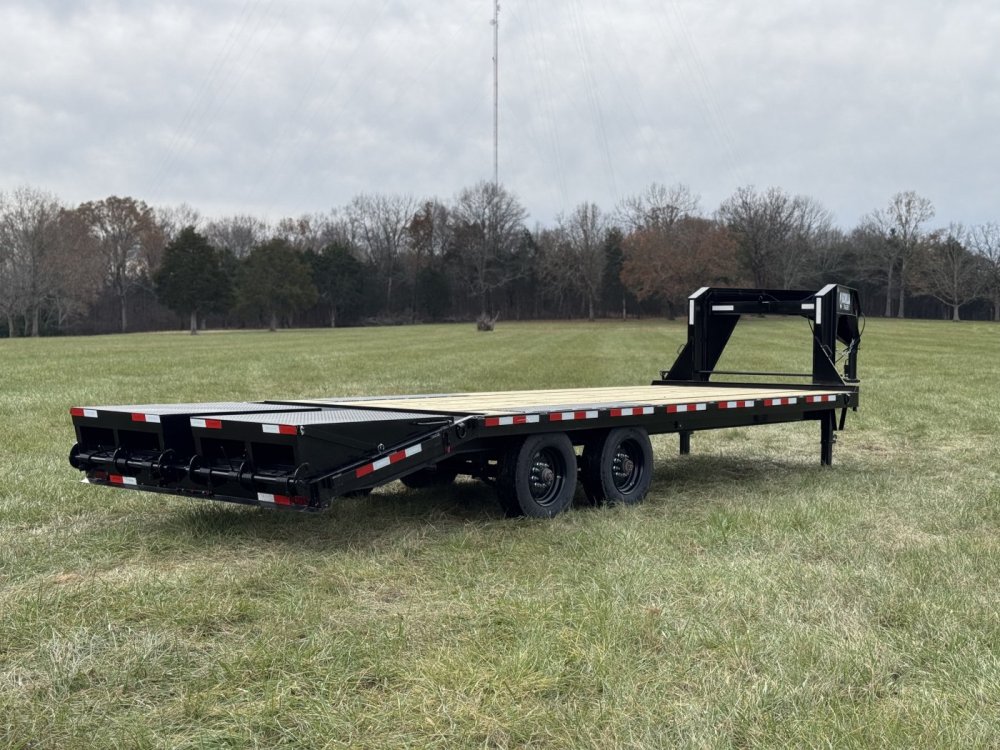 8.5x25 HDX Gooseneck Deckover w/ King Kong Ramps