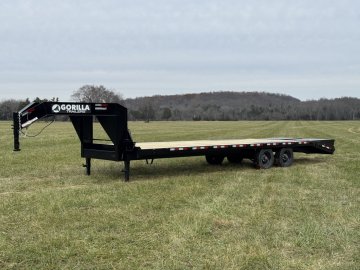 8.5x30 HDX Gooseneck Deckover w/ King Kong Ramps