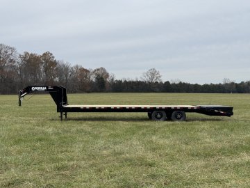 8.5x30 HDX Gooseneck Deckover w/ King Kong Ramps