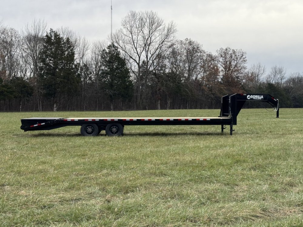 8.5x30 HDX Gooseneck Deckover w/ King Kong Ramps