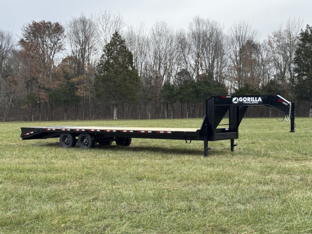 8.5x30 HDX Gooseneck Deckover w/ King Kong Ramps